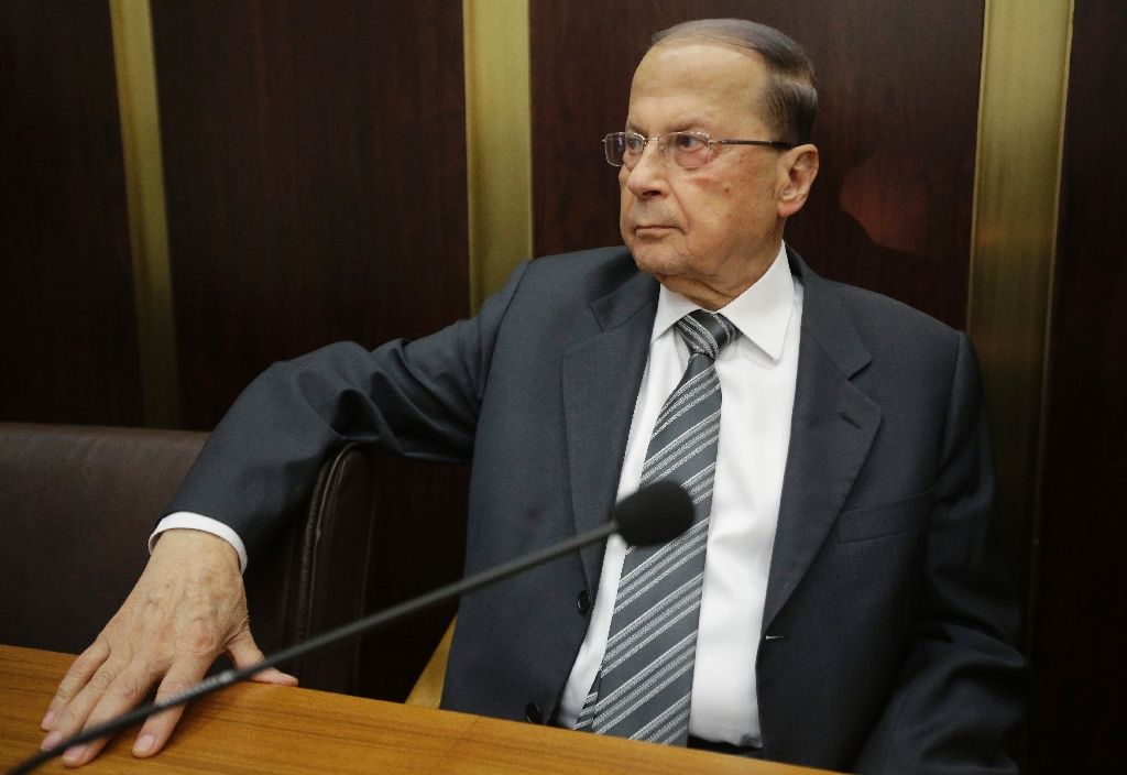 Michel Aoun (AFP Photo /Joseph Eid) 