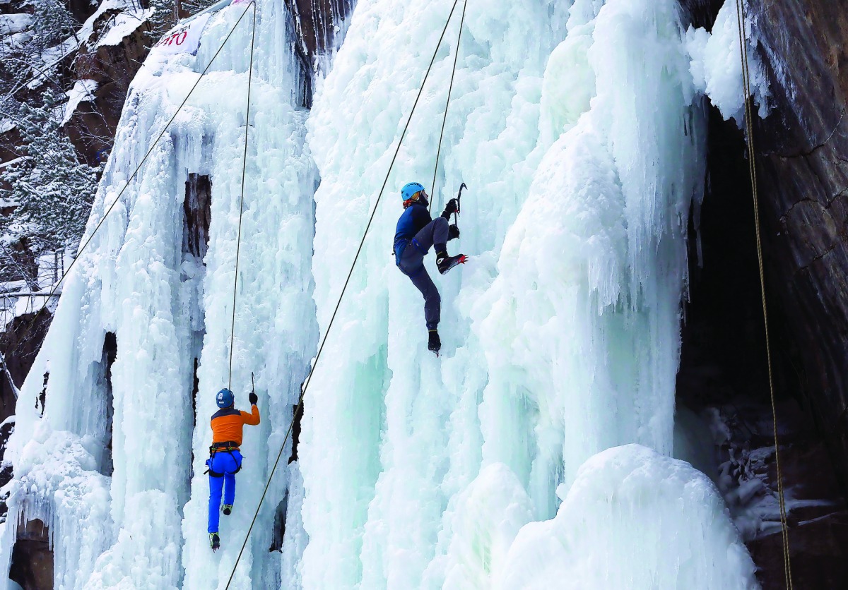 Winter rock climbing championship The Peninsula Qatar