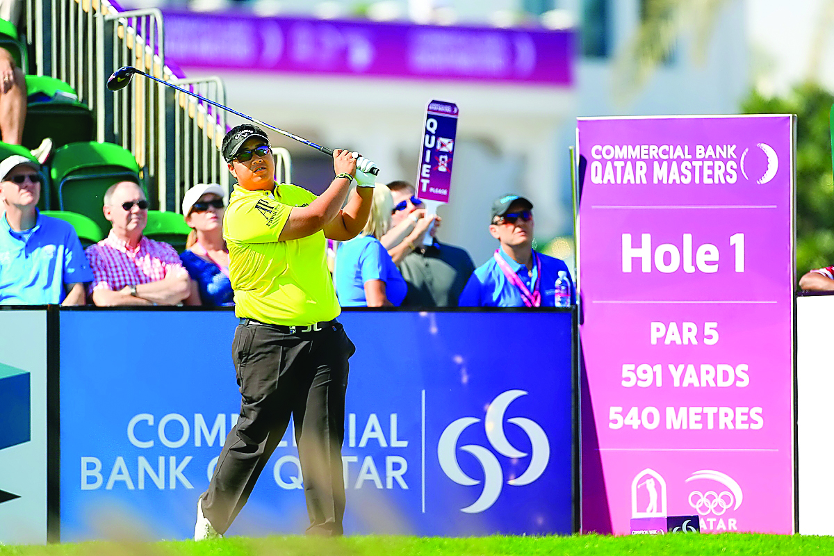 Kiradech Aphibarnrat of Thailand will be among those bidding to become the first Asian to lift the Mother of Pearl Trophy at the Doha Golf Club on January 29.