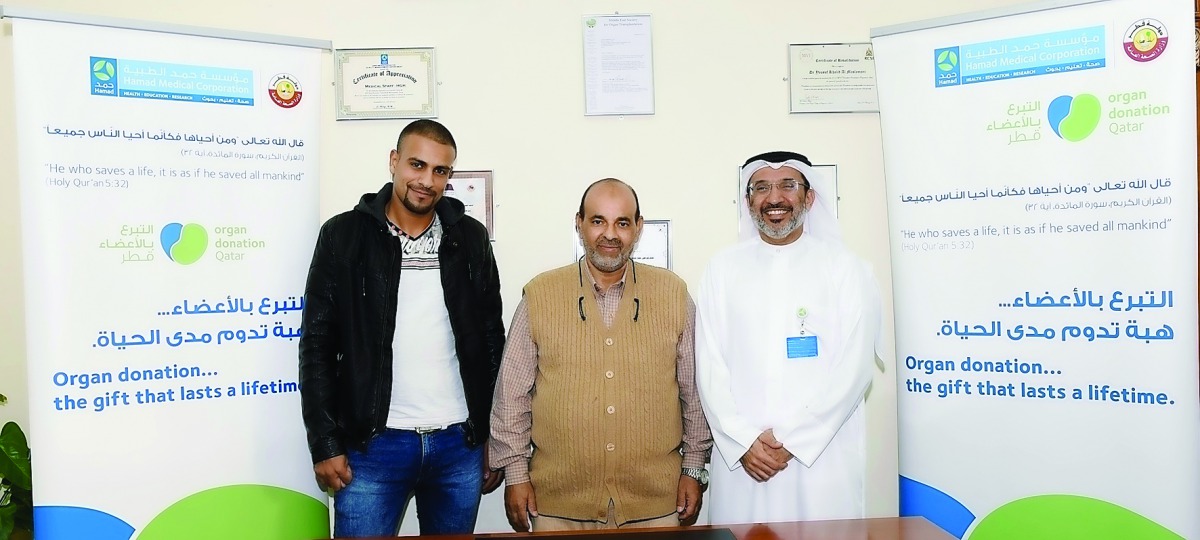 Nephew's liver donation saved Ashraf Zaid's life.