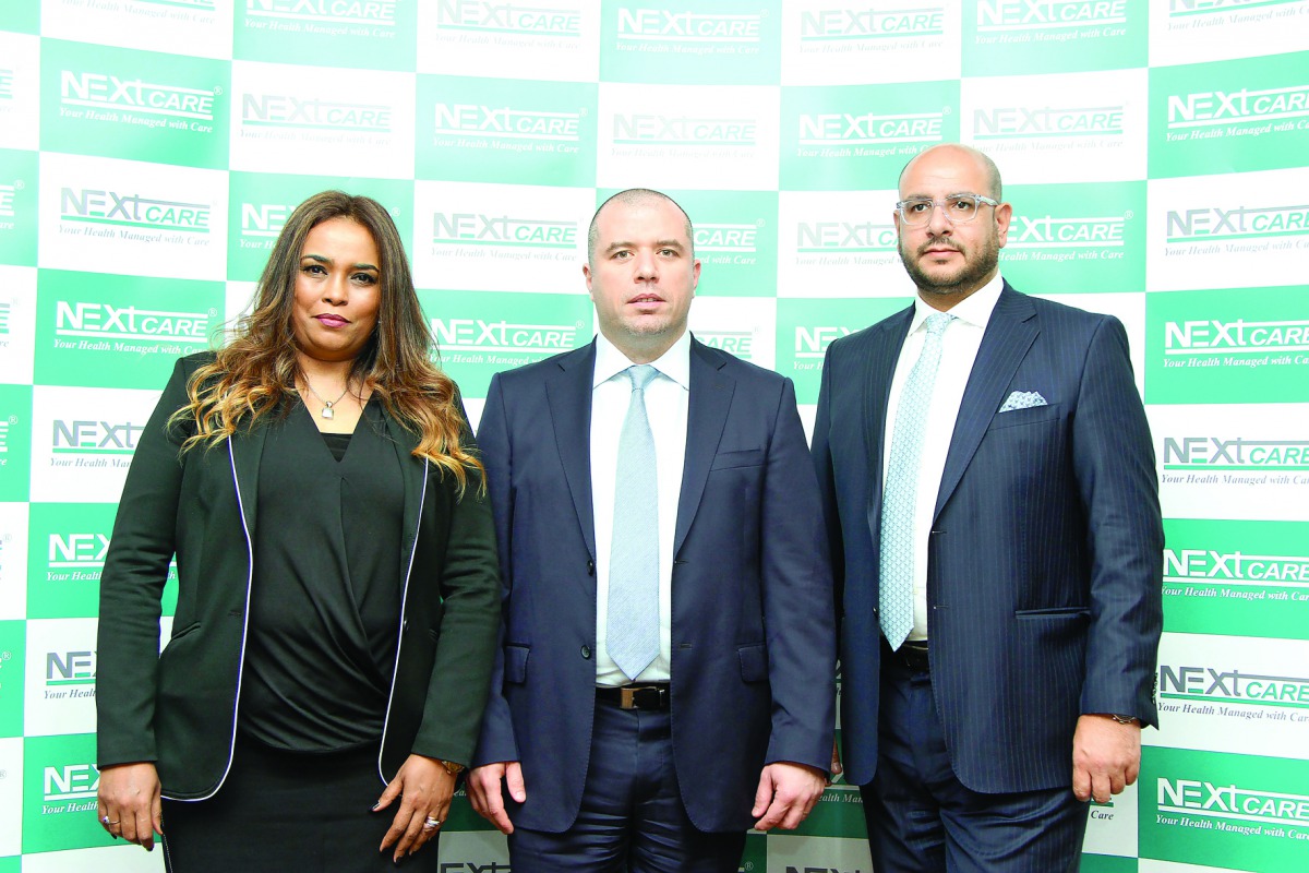 NEXtCARE officials at the forum.