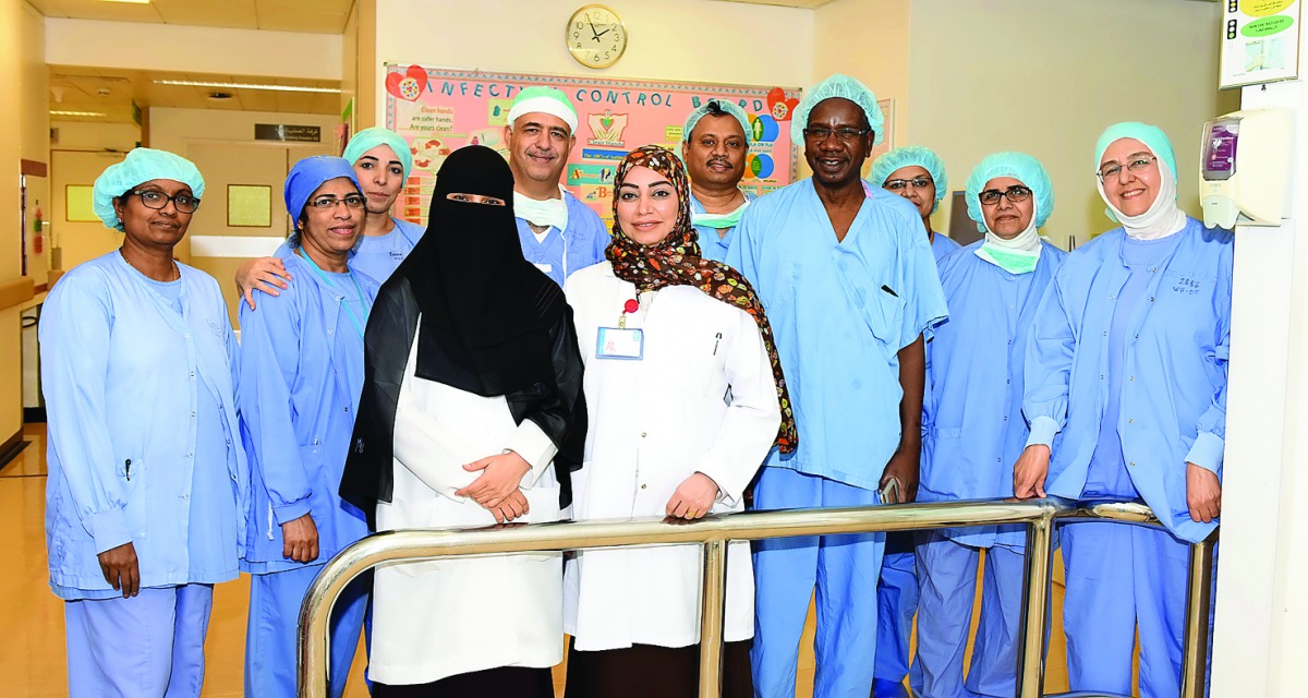 Dr Arabo Ibrahim Bayo, Senior Consultant Obstetrician and Gynecologist at the Women’s Hospital, and his team.