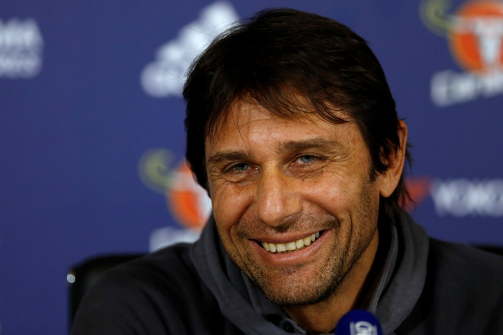 Chelsea manager Antonio Conte during the press conference Action Images via Reuters / Andrew Boyers Livepic EDITORIAL USE ONLY.
