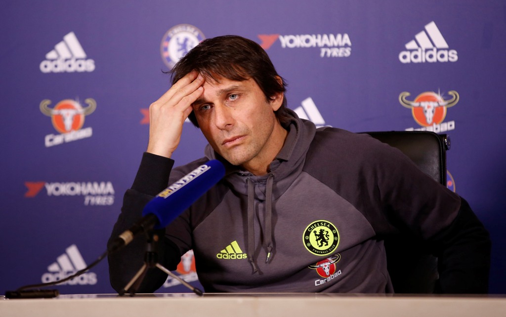Chelsea manager Antonio Conte during the press conference Action Images via Reuters / Matthew Childs