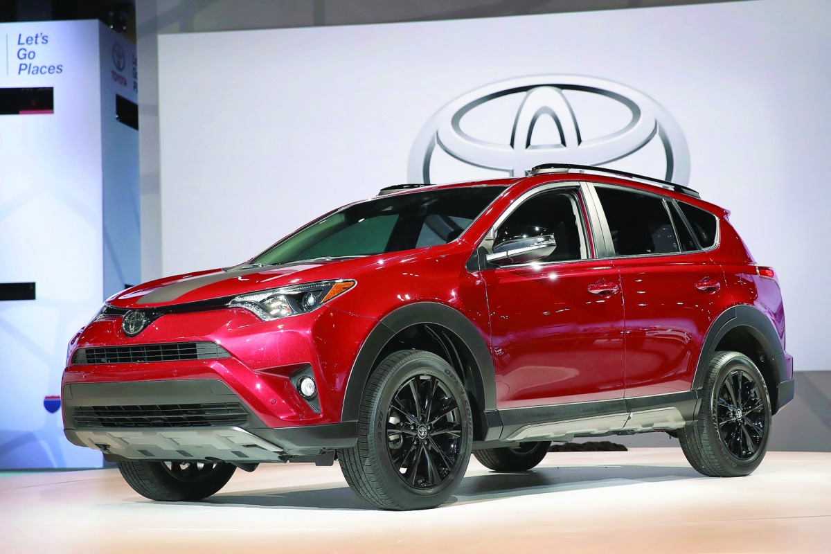 Toyota introduces the RAV4 Adventure at the Chicago Auto Show on February 9, 2017 in Chicago, Illinois. The auto show, which is the nation's largest, is open to the public February 11-20. Scott Olson/Getty Images/AFP