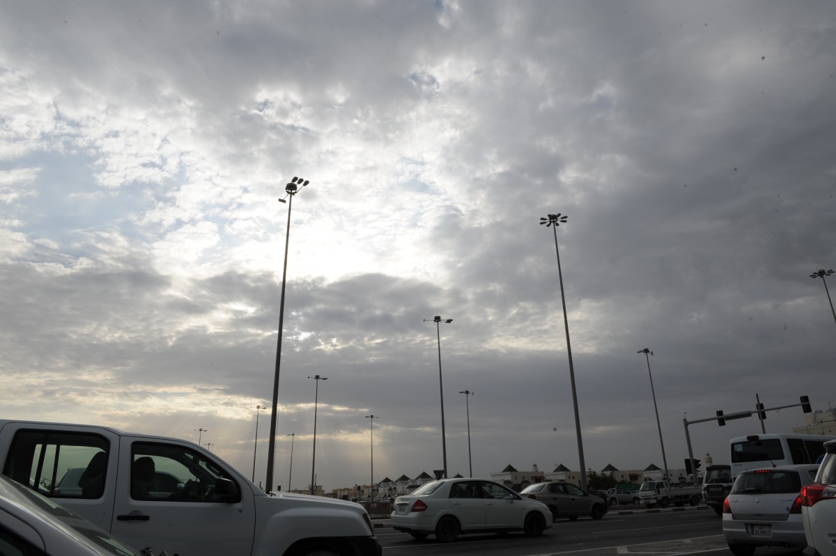 Cloudy weather. Old Airport area. Photo by: Salim Matramkot © The Peninsula