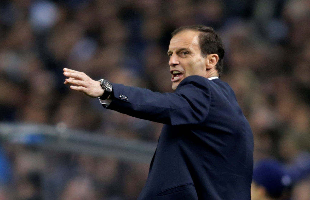 Juventus Coach Massimiliano Allegri. Reuters / Miguel Vidal 
