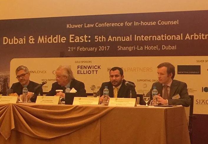 Christopher Grout at the Dubai summit