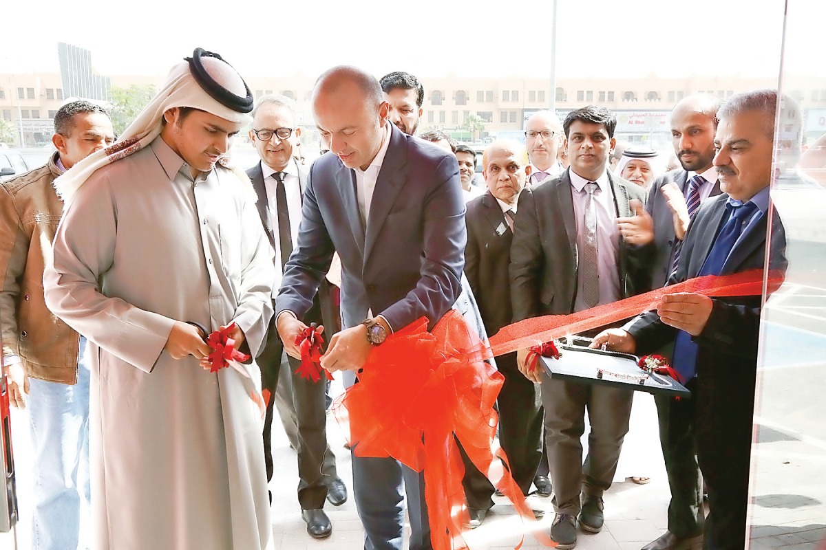 Sheikh Khaled bin Faisal Al Thani at the inauguration ceremony.
