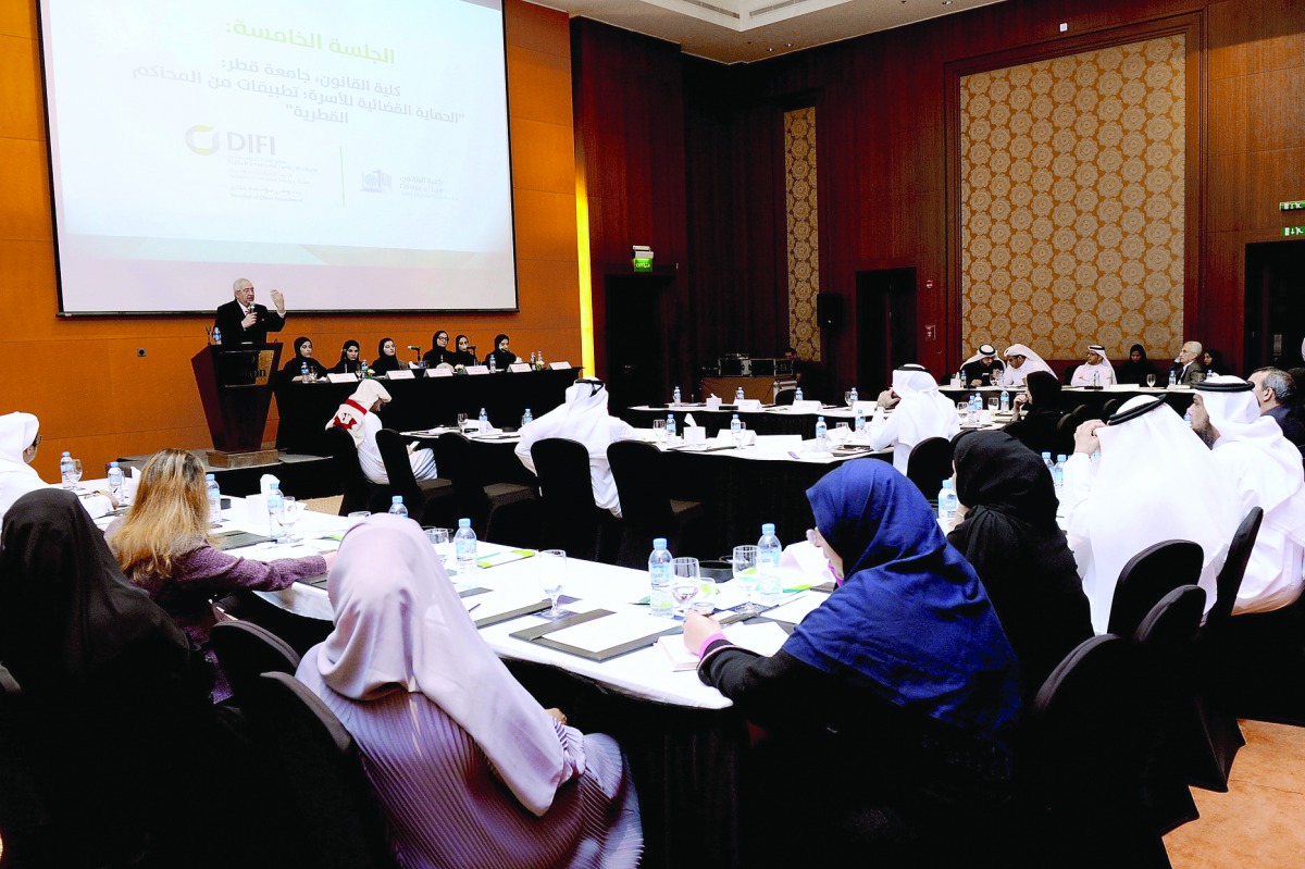 Participants during one of the presentations and discussions conducted at the second annual Family Policy Forum.