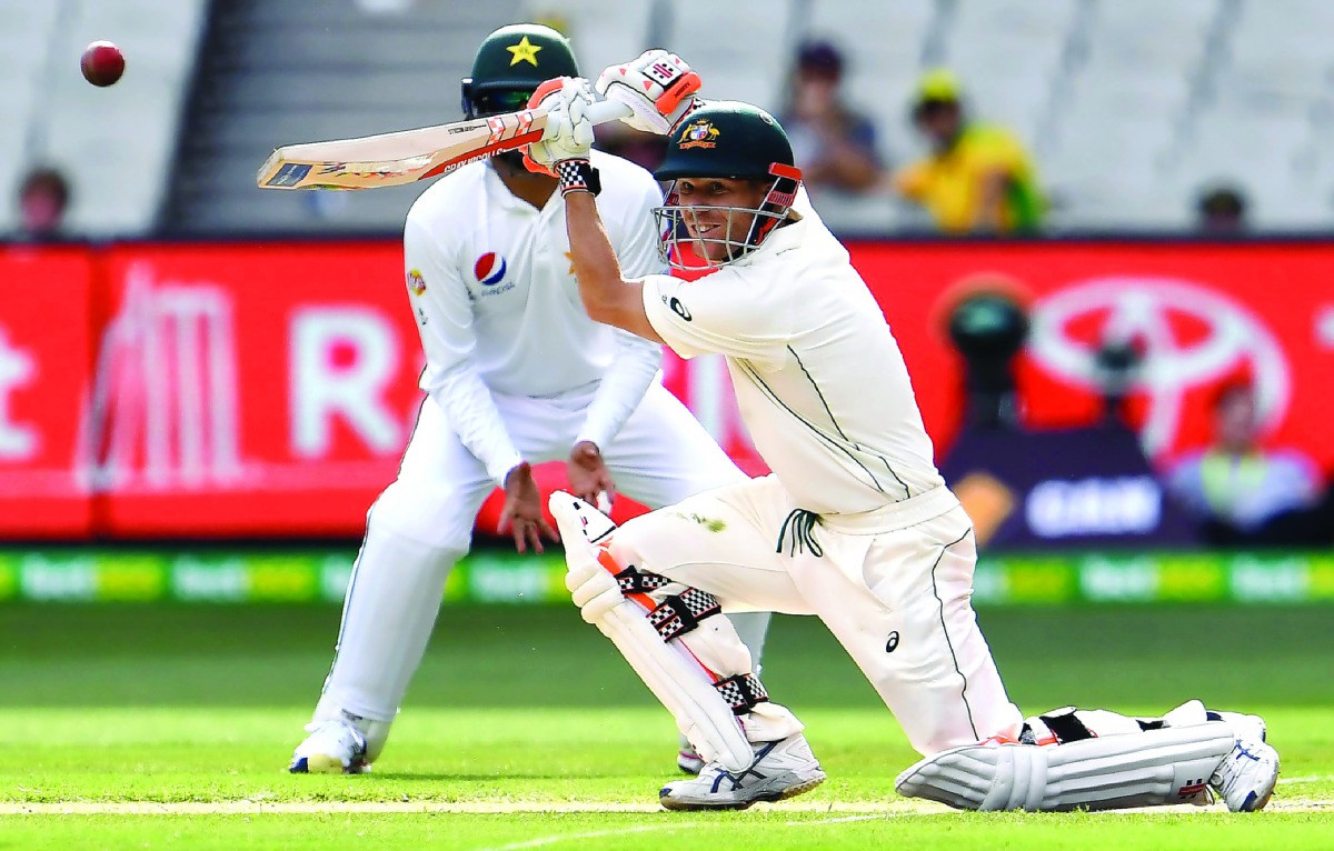 Australian batsman David Warner in action against Pakistan in this December 2016 file photo. Warner is hoping to regain his form in third Test against India in Ranchi. 