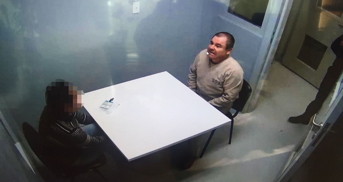Handout picture released by the Mexican Interior Ministry on January 20, 2017, shows Joaquin Guzman Loera aka 