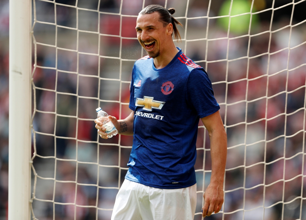 Manchester United's Zlatan Ibrahimovic. Reuters / Lee Smith Livepic  
