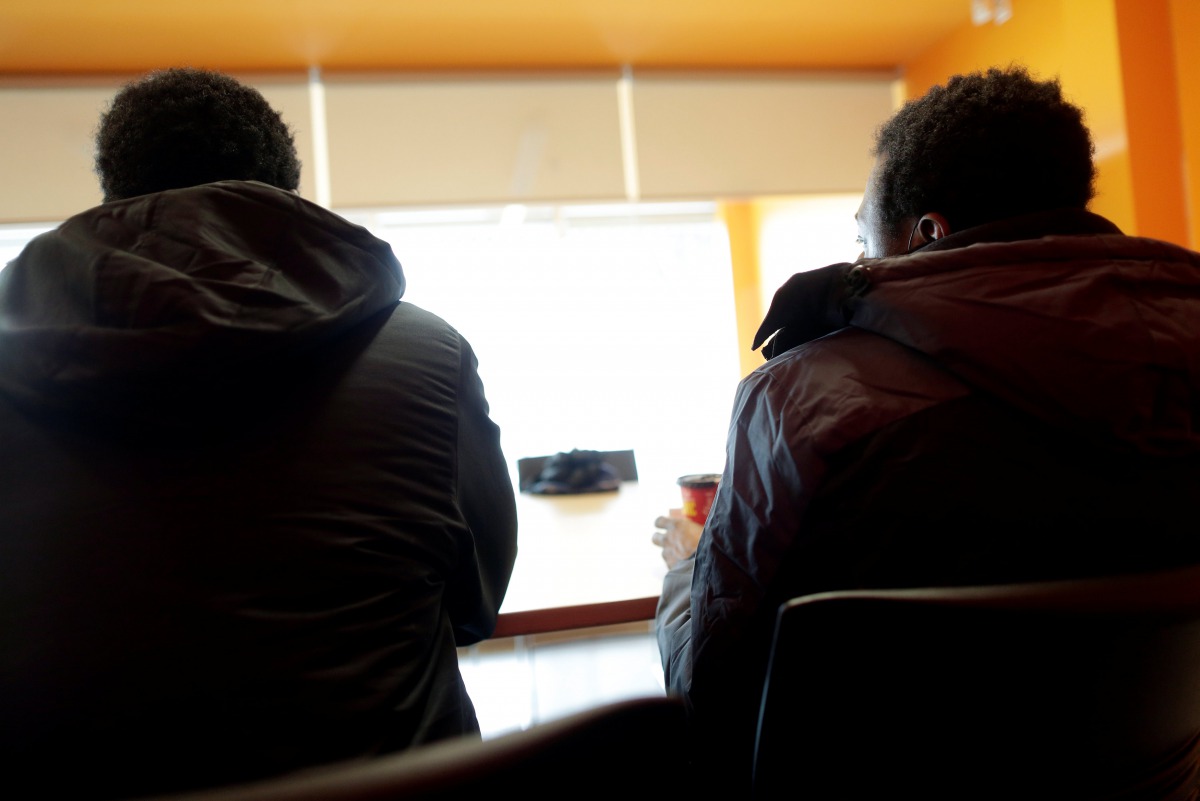 FILE PHOTO: Refugees from Ghana are interviewed at the Welcome Place in Winnipeg Manitoba, Canada, February 1, 2017 (REUTERS / Lyle Stafford) 