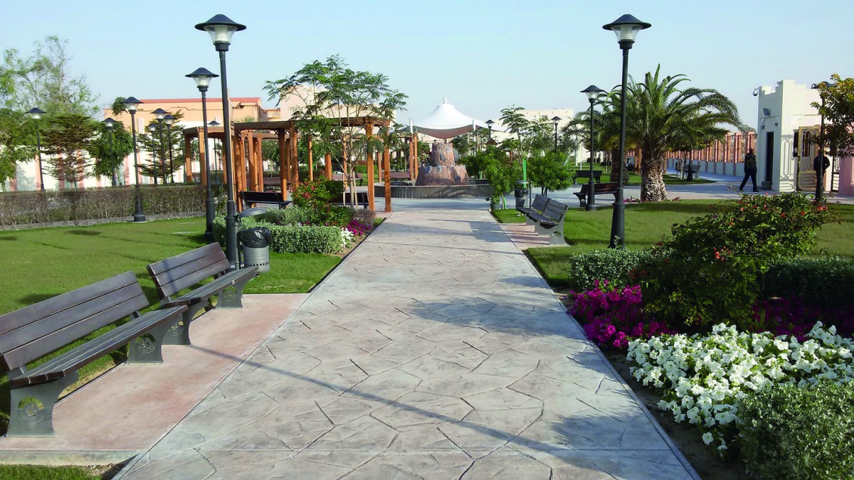 Mohamed bin Jassim Park in Umm Salal is ready to open on Monday. Spread over 5,988 square metres, the new park has a playground, cafeteria, parking lot and sun shades. Thirteen types of flora have been used to decorate the park which is monitored by CCTV 