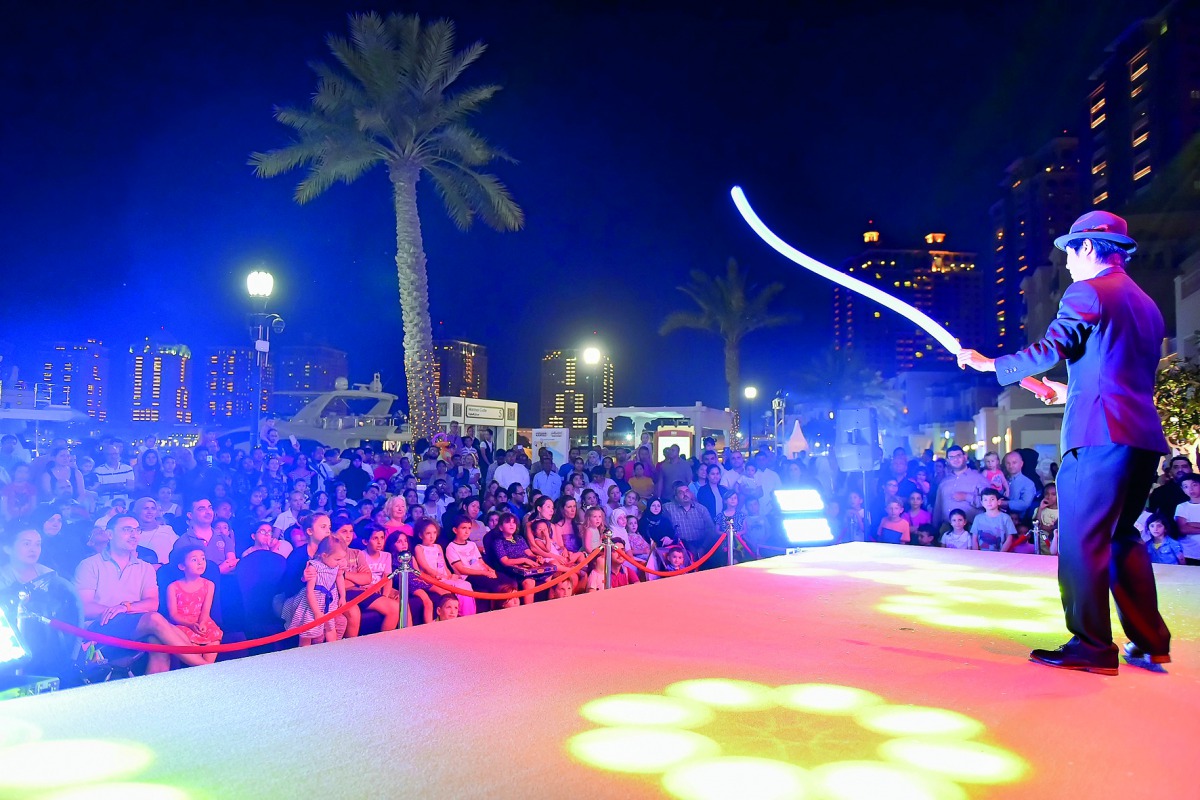 The Porto Arabia Festival featured a variety of entertaining activities designed for different age groups.