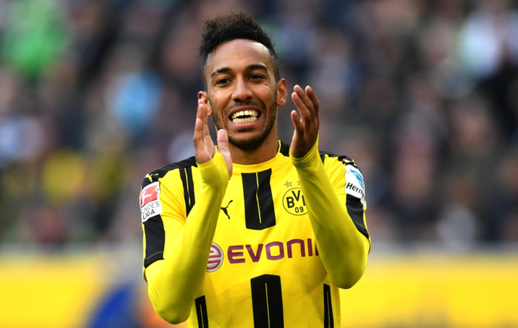 Pierre-Emerick Aubameyang is close to joining Paris Saint-Germain, according to reports. AFP