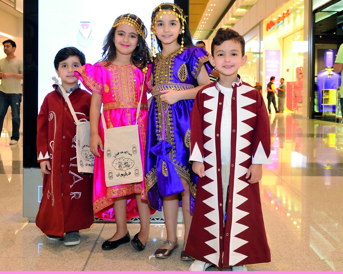 Children enjoy Garangao celebrations at Doha Festival City. Pic: Kammutty VP / The Peninsula