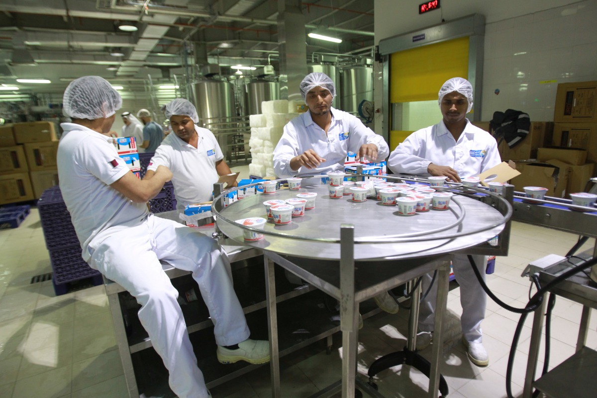 Qatari meat and dairy factories put in extra effort to shore up
