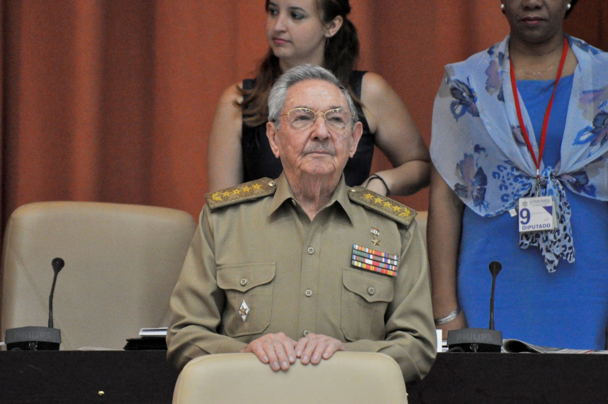 Cuban President Raul Castro attends the Permanent Working Committees of the National Assembly of the People's Power in Havana, on July 14, 2017. AFP / Jorge Beltran