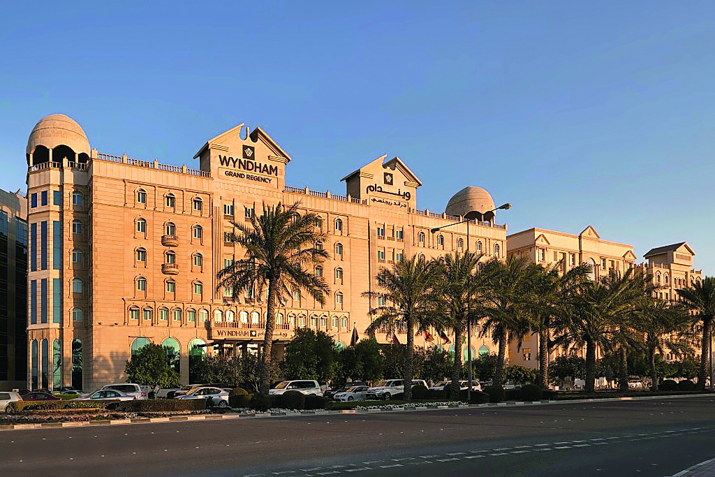 A view of Wyndham Grand Regency Doha. 