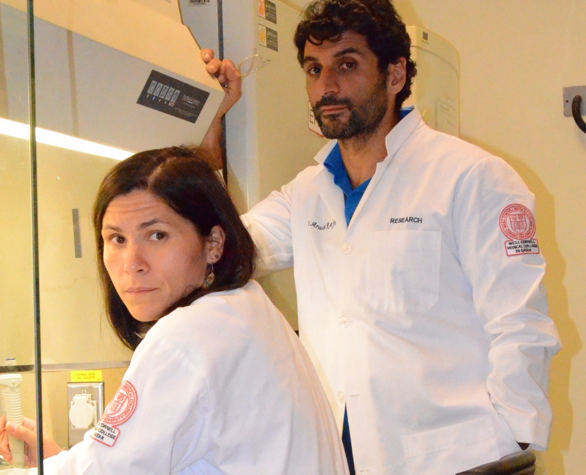 Dr Rafii Tabrizi and Dr Jennifer Pasquier. 