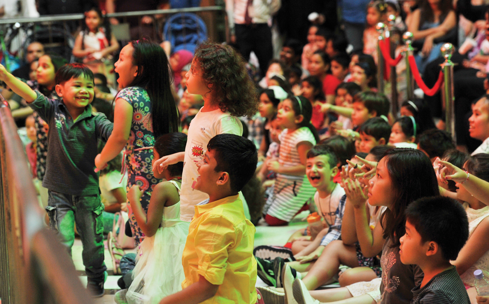 Eid Al Adha celebrations at The Lagoona Mall yesterday. Pictures: Kammutty VP / The Peninsula
