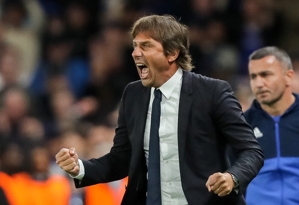 Coach Antonio Conte at Stamford Bridge on September 12, 2017 in London, United Kingdom. ( DeFodi - Anadolu Agency )
