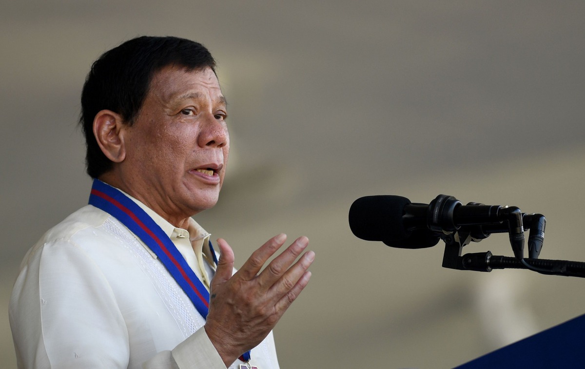 (FILES)  Philippine President Rodrigo Duterte  AFP / NOEL CELIS
