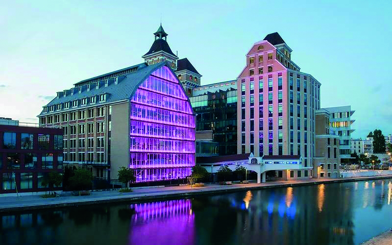 A view of the freehold commercial office acquired by TFI just on the outskirts of Paris, France. 