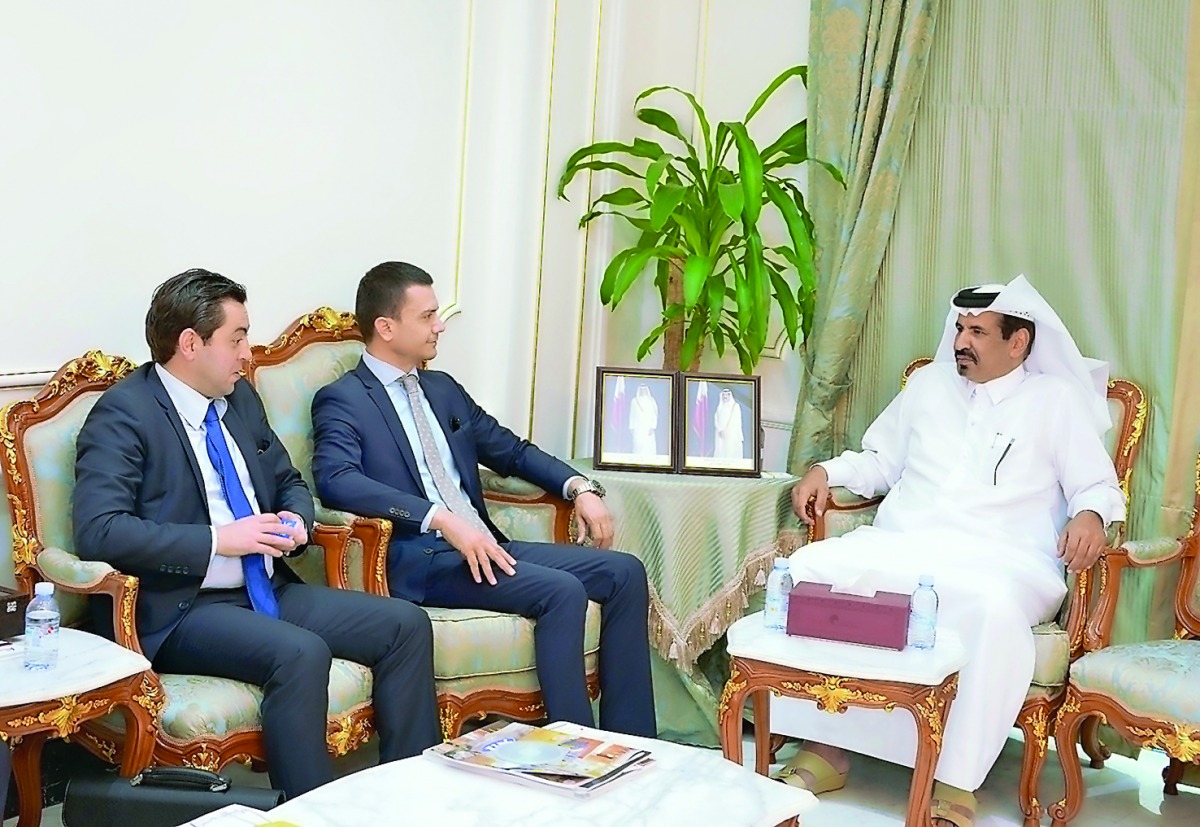 Mohamed bin Ahmed bin Towar (right), QC Vice Chairman with Kayseri Furniture Industrialists’ Association officials.