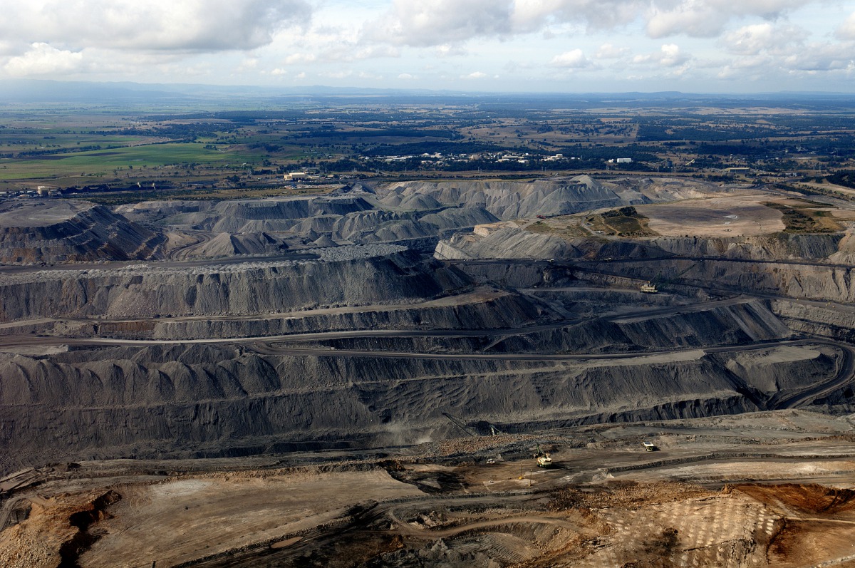 A general view of Hunter Valley, one of the coal mines in Australia (Photograph credit:  Max Phillips) 