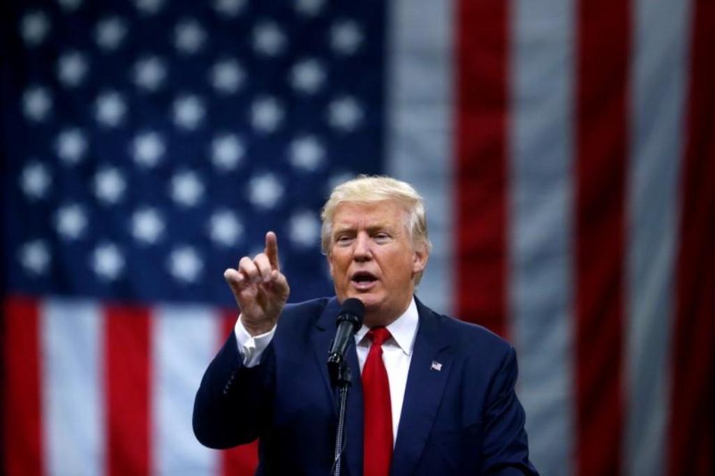 File picture of US President Donald Trump. Reuters.