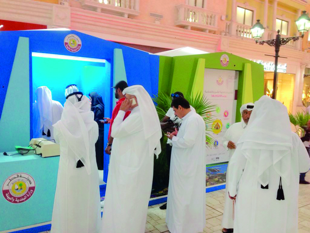 Ministry’s registration desk for winter camping season 2017-18 at Villagio shopping centre. 