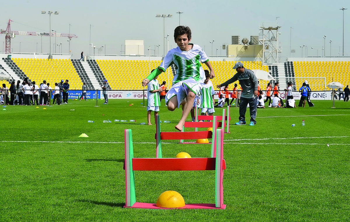 This file photo shows action from the previous edition of Schools Olympic Program in Doha last year. 