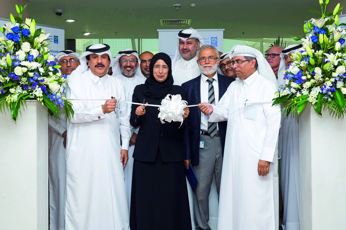 Minister of Public Health, H E Dr Hanan Mohamed Al Kuwari, inaugurating HMC’s National Obesity Treatment Center.