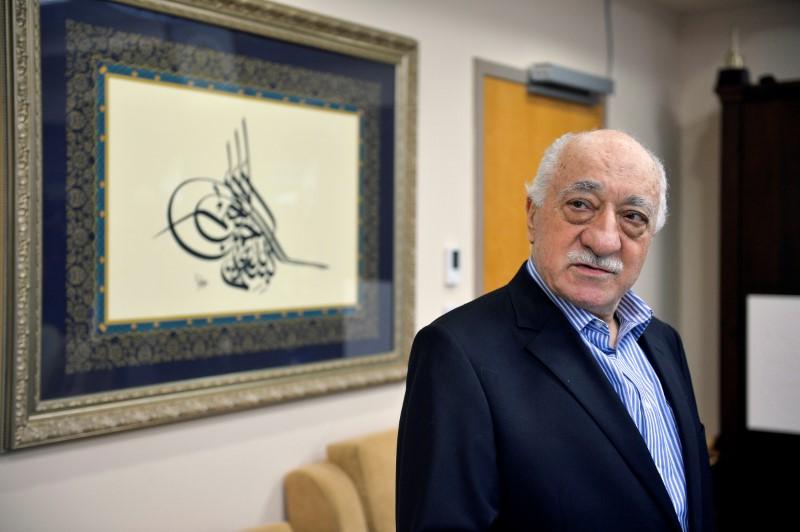 File picture of Muslim cleric Fethullah Gulen, who lives in self-imposed exile in the United States, is among several of the 221 suspects named in the indictment who are on the run.