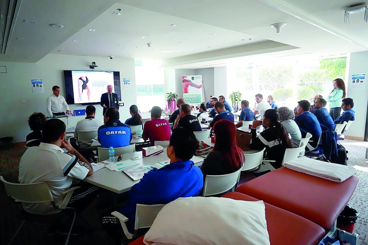 Participants during the seminar organised by Aspetar. 