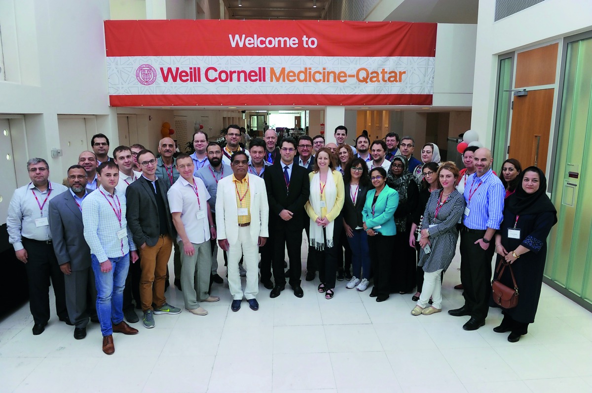 Healthcare professionals during the symposium on perioperative bleeding management coordinated jointly by WCM-Q, HMC and Danube University Krems, Austria.