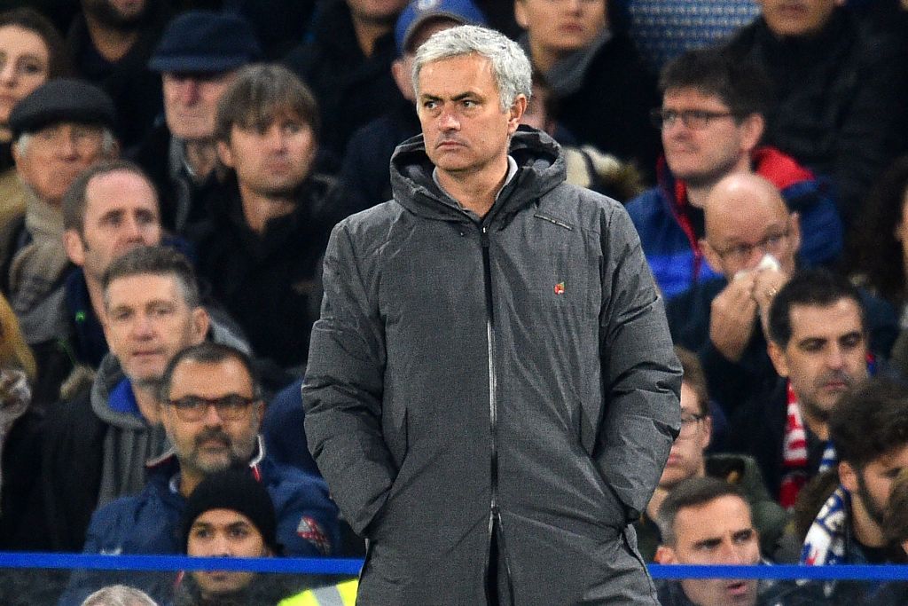 A file photo of Manchester United's Portuguese manager Jose Mourinho during the second half of the match between Chelsea and Manchester United November 5, 2017./ AFP / Glyn KIRK /