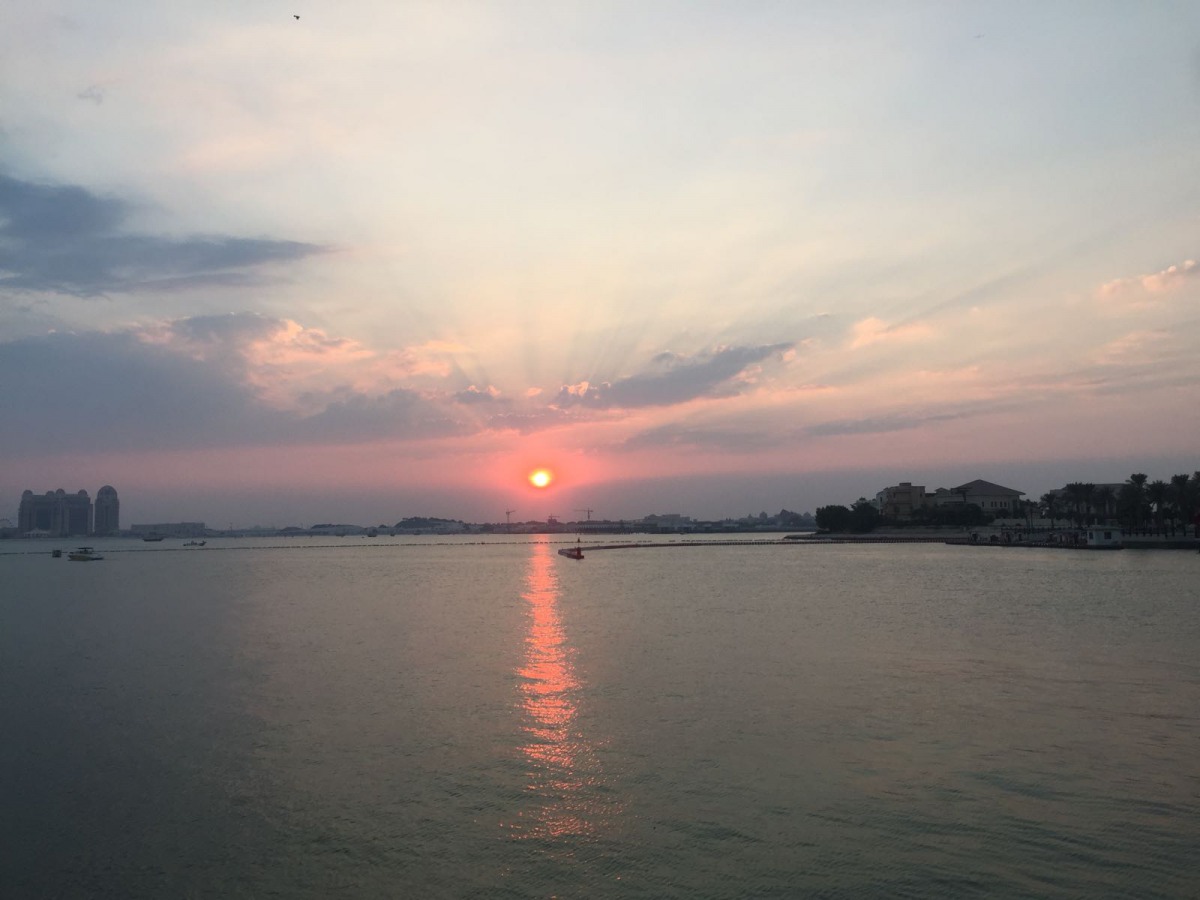 Cloudy Doha sky (Photo by Elias Dbeis)