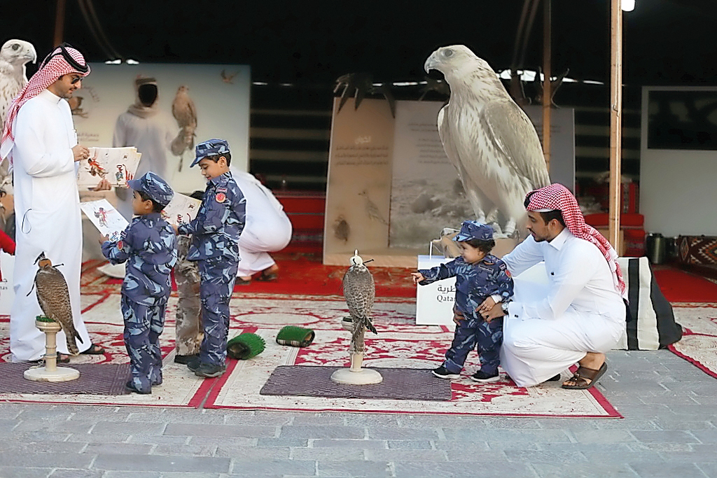 An activity at Katara. 