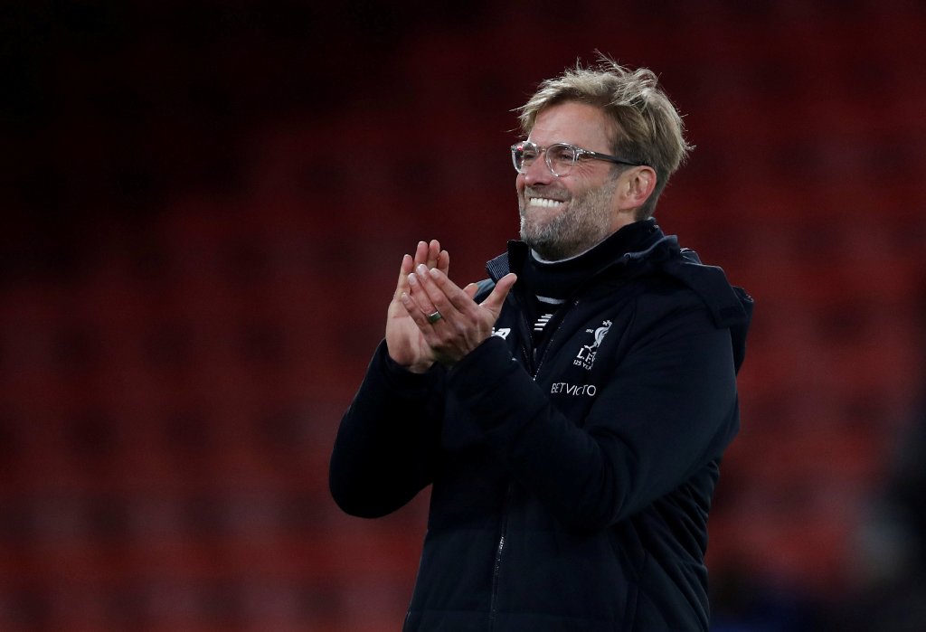 Liverpool manager Juergen Klopp. Reuters/Paul Childs 