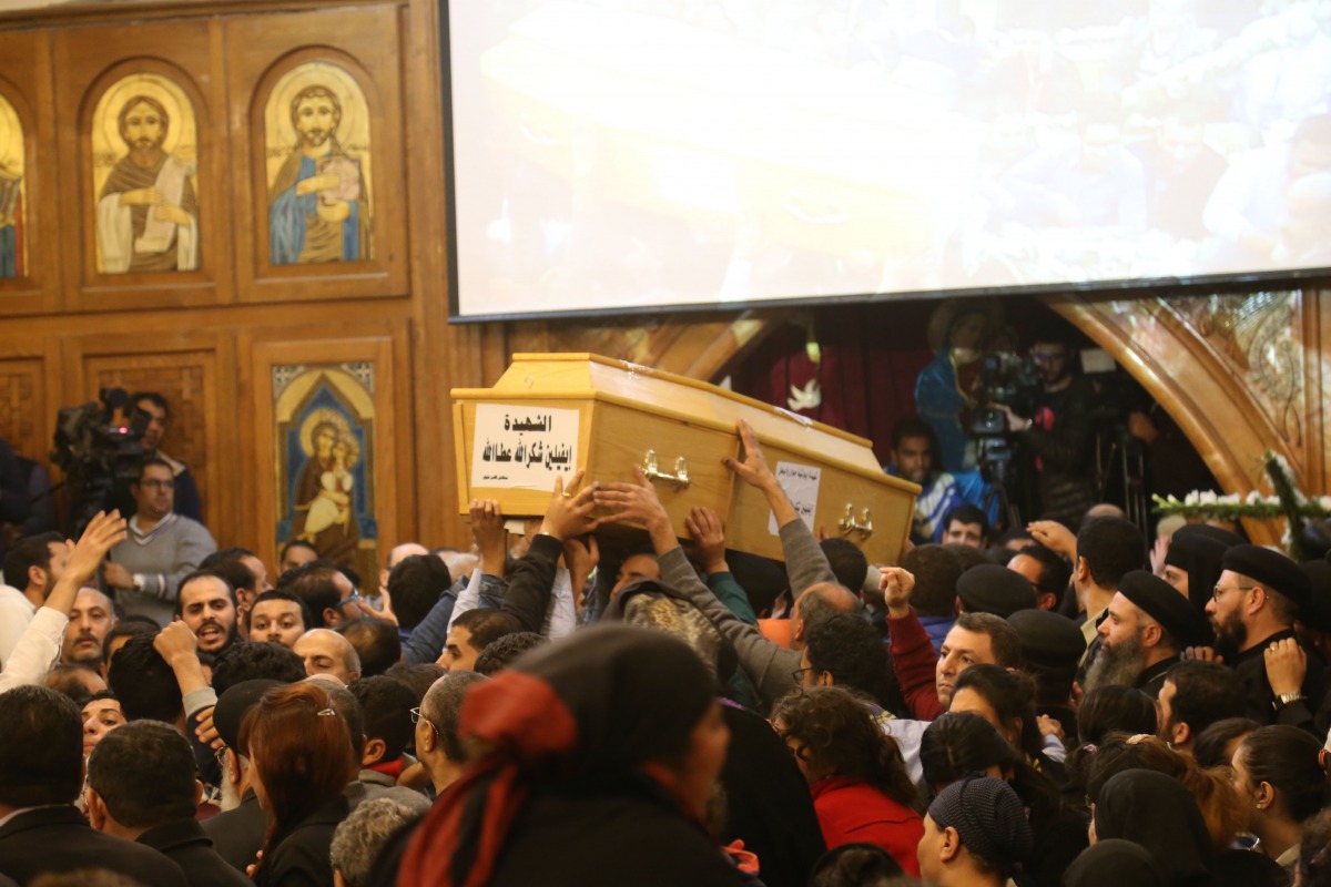 The incident took place just days after attacks on a Coptic church and another Christian-owned shop also south of the Egyptian capital that killed more than 10 people, as security forces brace for attacks against the Arab world’s largest Christian minorit