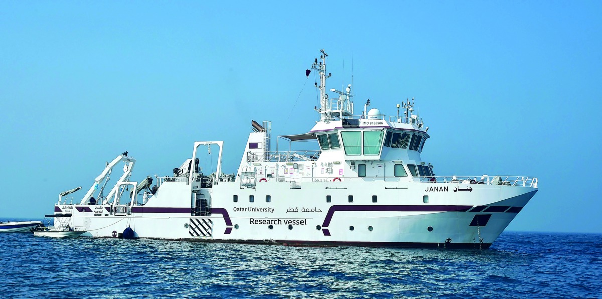 A view of the vessel Janan.
