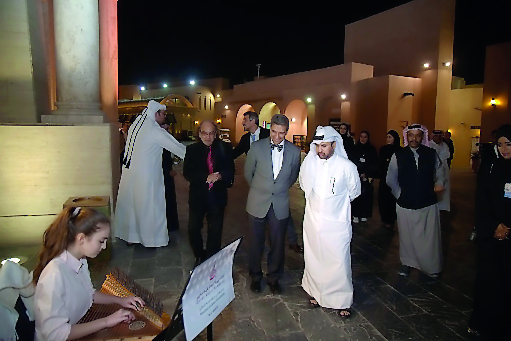Visitors enjoying a musical feast at Katara. 
