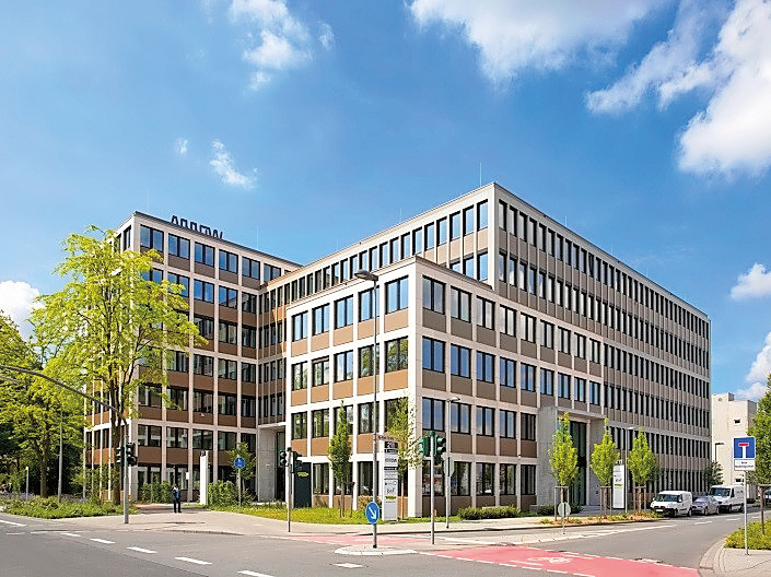 The new property acquired byTFI,  an office building, in one of the most vibrant business areas in Frankfurt, Germany.