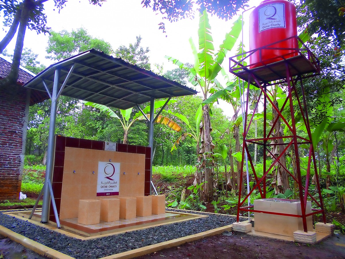 One of the Qatar Charity’s projects in Indonesia.