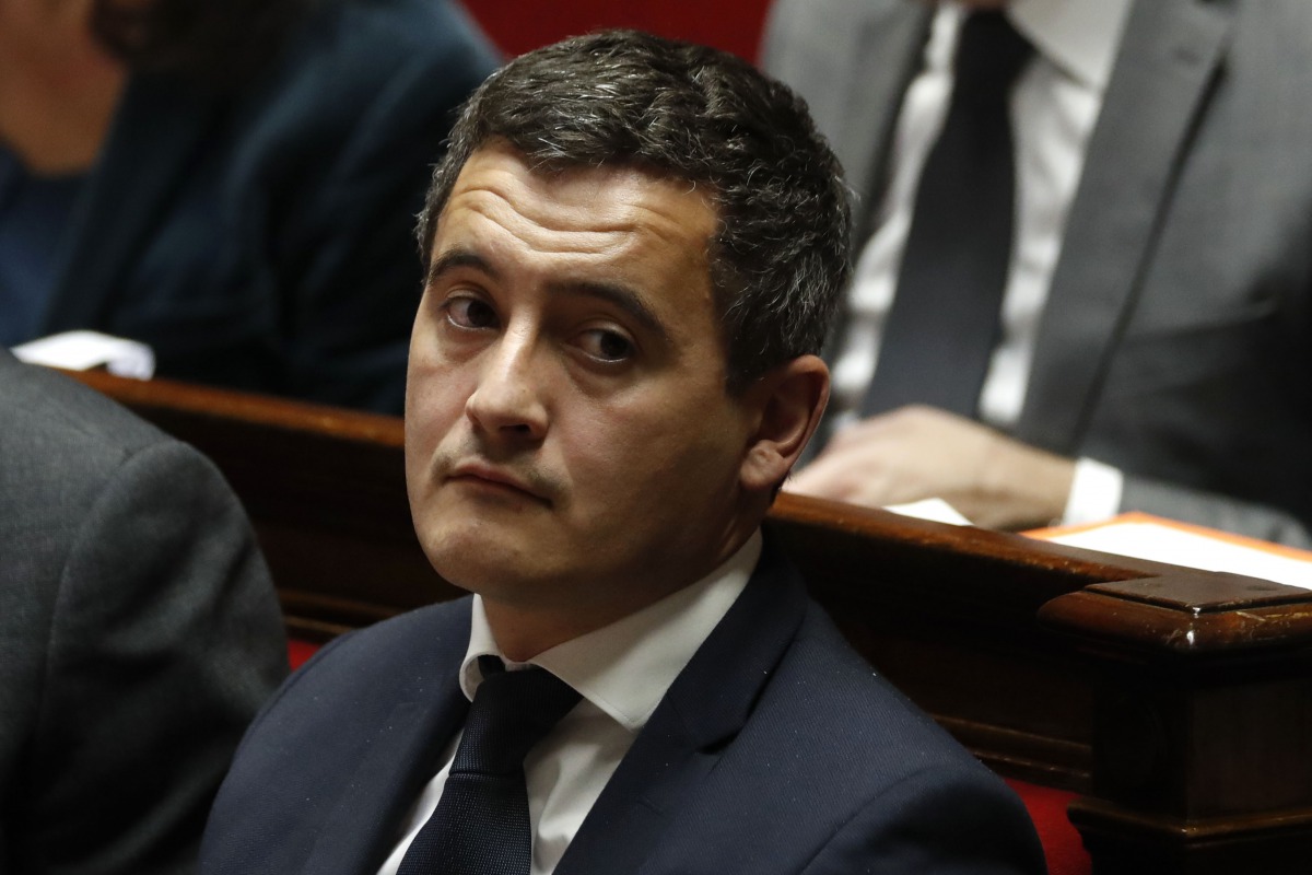 French Minister of Public Action and Accounts Gerald Darmanin attends a session of questions to the government at the National Assembly in Paris on November 29, 2017.  AFP / Patrick Kovarik