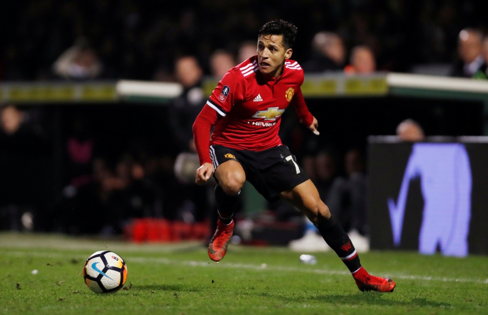 Manchester United’s Alexis Sanchez in action Action Images via Reuters/Paul Childs